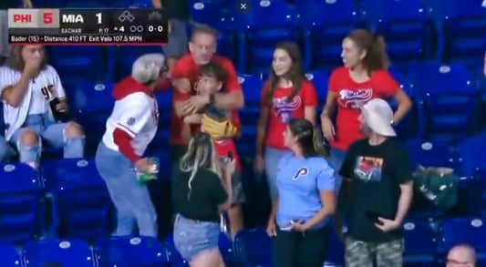Fan Steals Phillies Home Run Ball From Kid on His Birthday