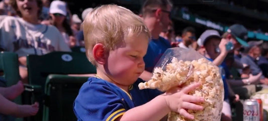Video: Kid Goes Viral At Seattle Mariners Game For Popcorn Eating Skills