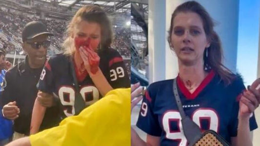 Ugly Scene at SoFi as Texans Fan Leaves Bloodied After Fight