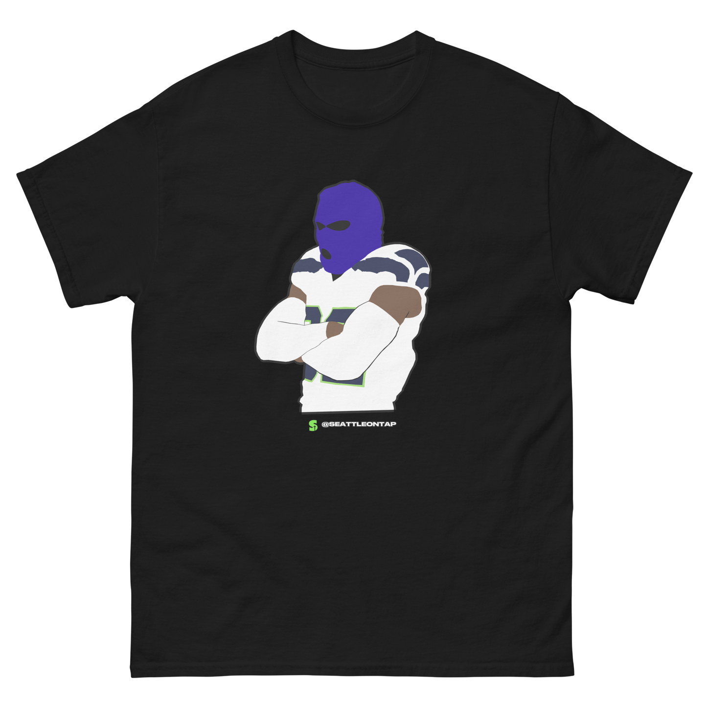 Seahawks Blue Ski Mask Win Shirt