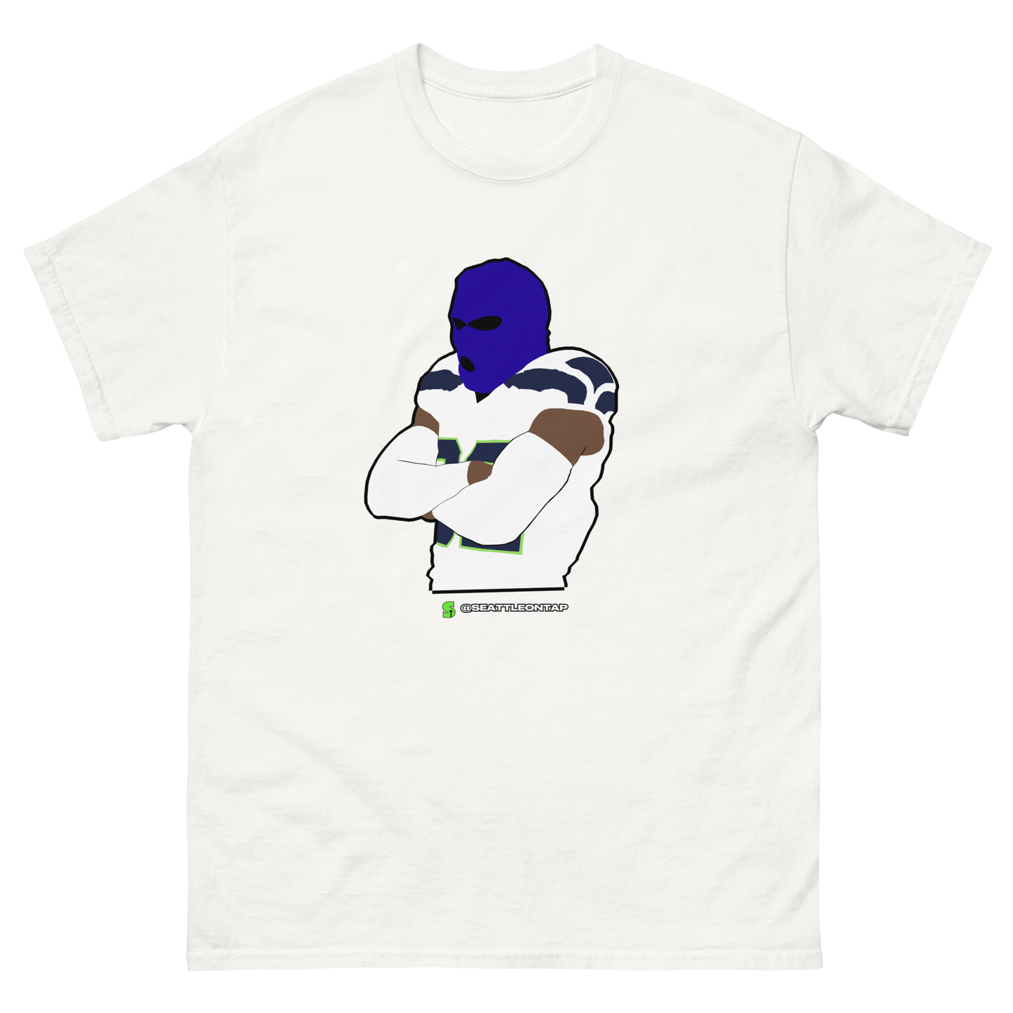 Seahawks Blue Ski Mask Win Shirt
